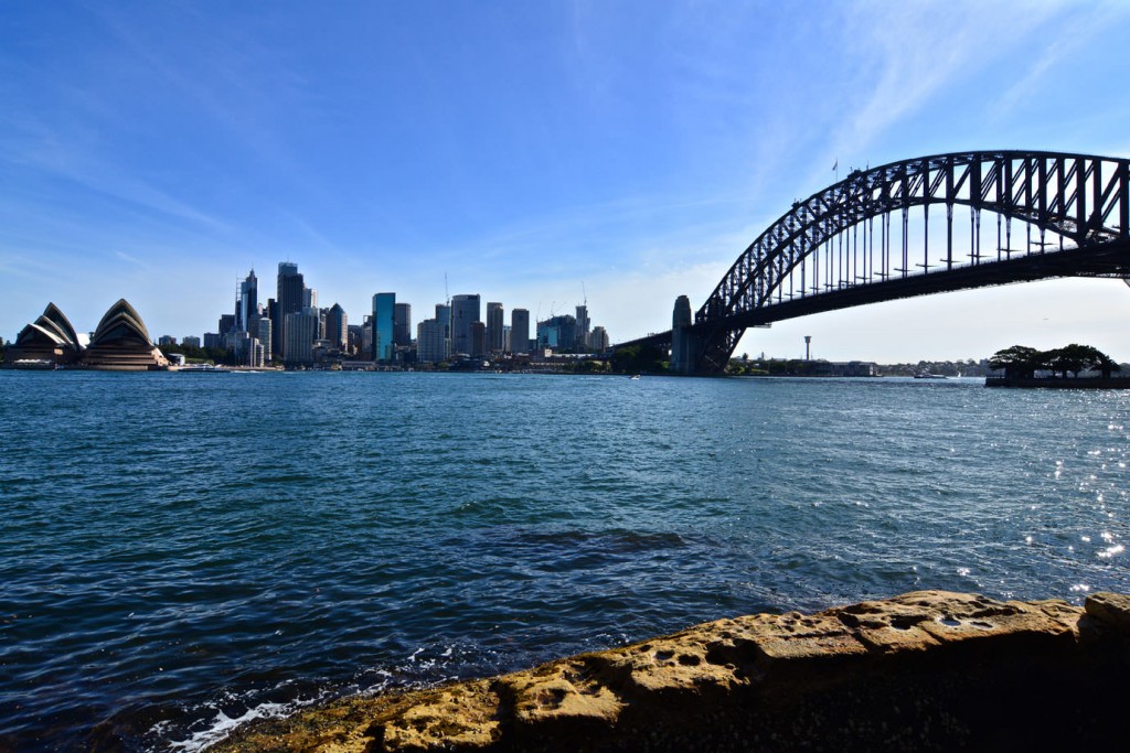 View at Harbour Bridge and Sydney Opera House