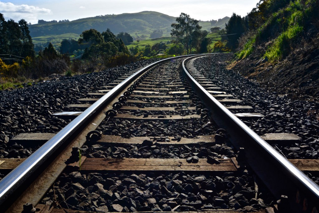 Rails near Dunedin