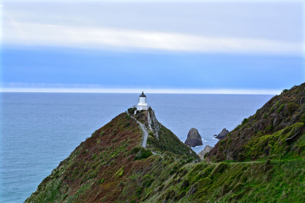 Way to Nugget Point Lighthouse