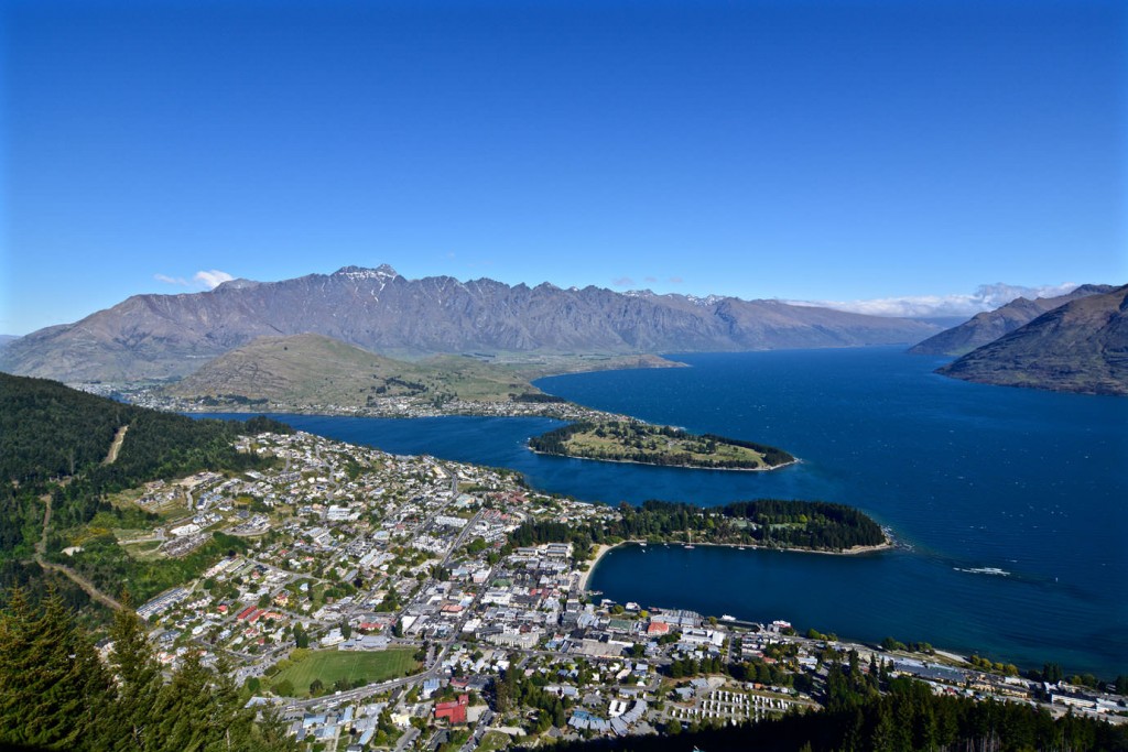 Overlooking Queenstown from Cemetery Hill