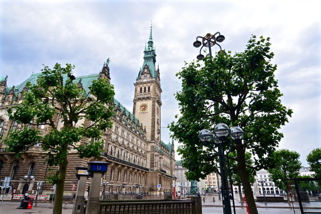 City hall of Hamburg