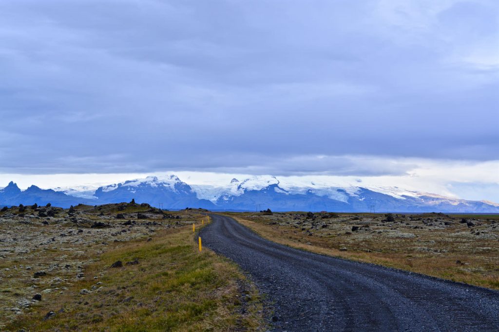 Road to the Highlands of Iceland