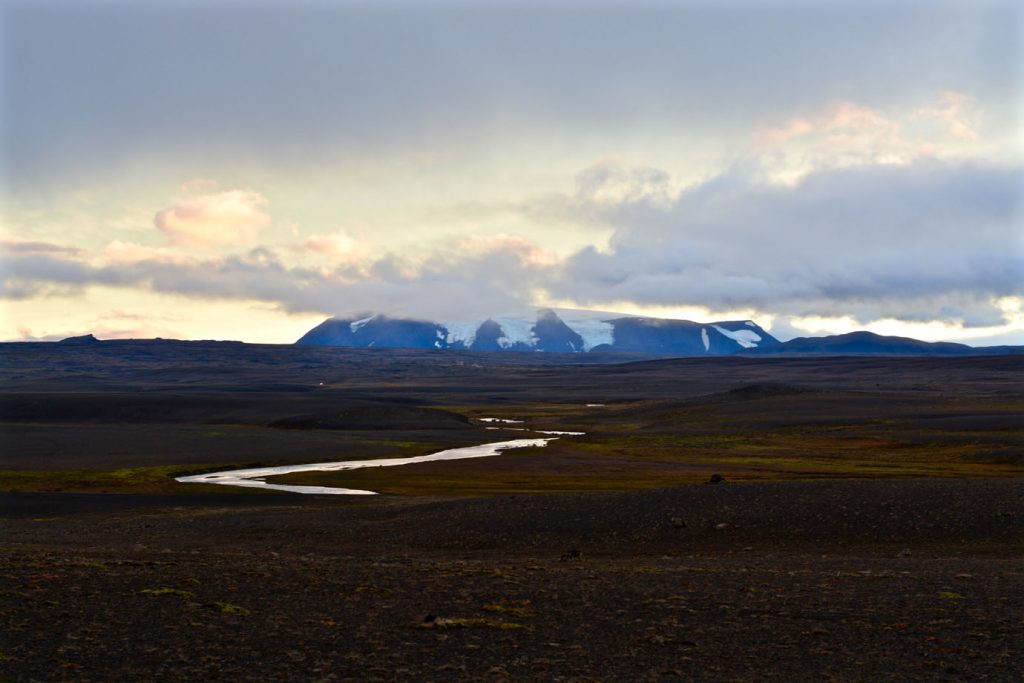 Sunset Highlands Iceland