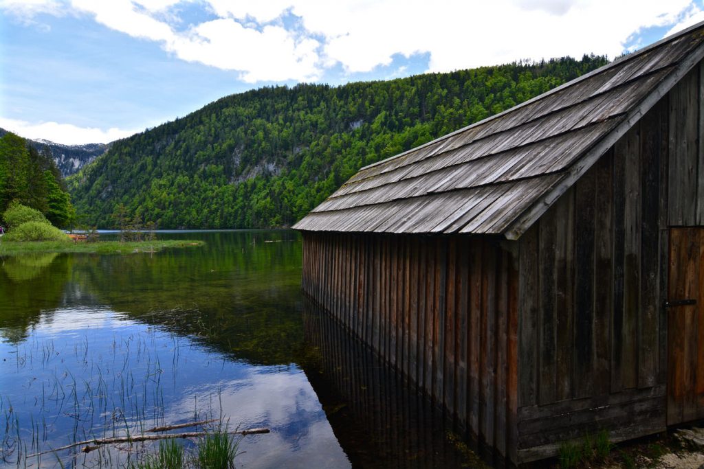 Boat shed on Toplitzsee